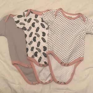 Chick Pea set of 3 onesies